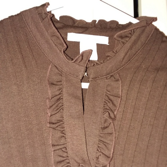 NWOT Charlotte  Russe Chocolate Top - Picture 4 of 5